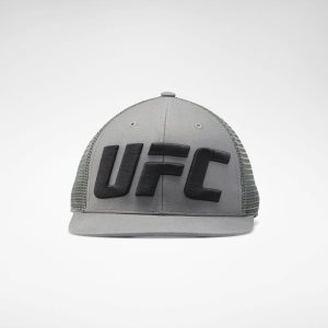 Czapka Damskie Reebok UFC Logo Trucker Szare PL 60MUSZY